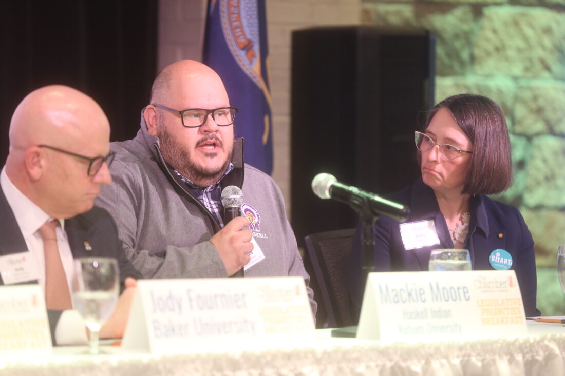 Haskell Indian Nations University still suffering from hiring freeze, interim president tells business leaders